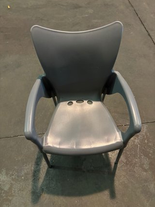 Sillas plastico terraza exterior