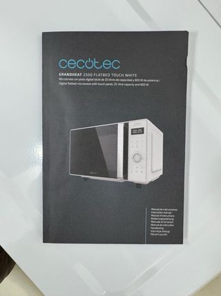 Cecotec Microondas sin Plato Digital GrandHeat