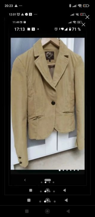 Americana Blazers talla S Stradivarius 