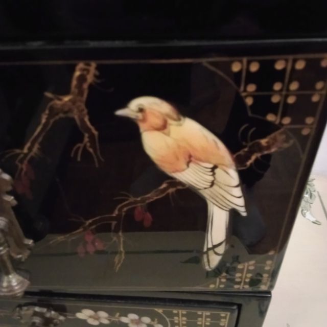 Hollero chinês com marchetaria