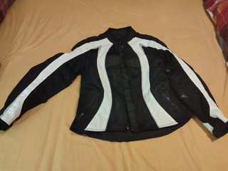 2 CHAQUETAS MOTO HOMBRE Y MUJER, MARCA BKS/RAINERS