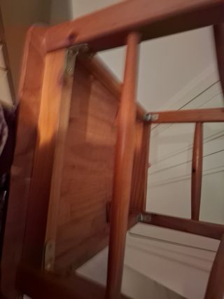 Preciosa silla maciza vintage