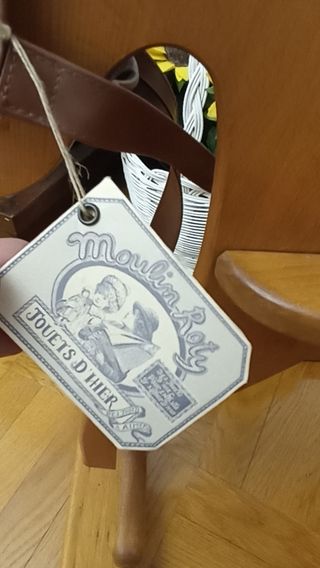 Caballo balancín de madera moulin roti
