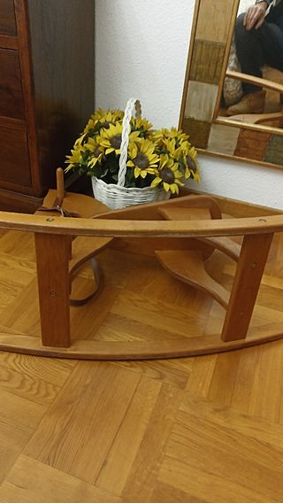 Caballo balancín de madera moulin roti