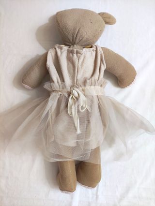 Orso ballerina bambola di pezza h 60 cm