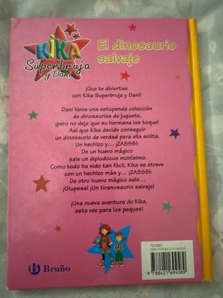 kika superbruja y dani.El dinosaurio salvaje