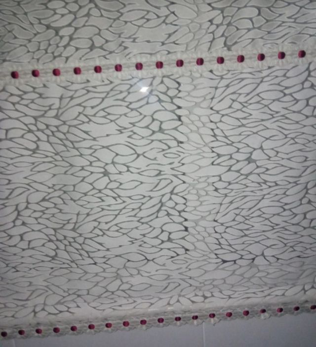 Estor y visillo puerta a juego 