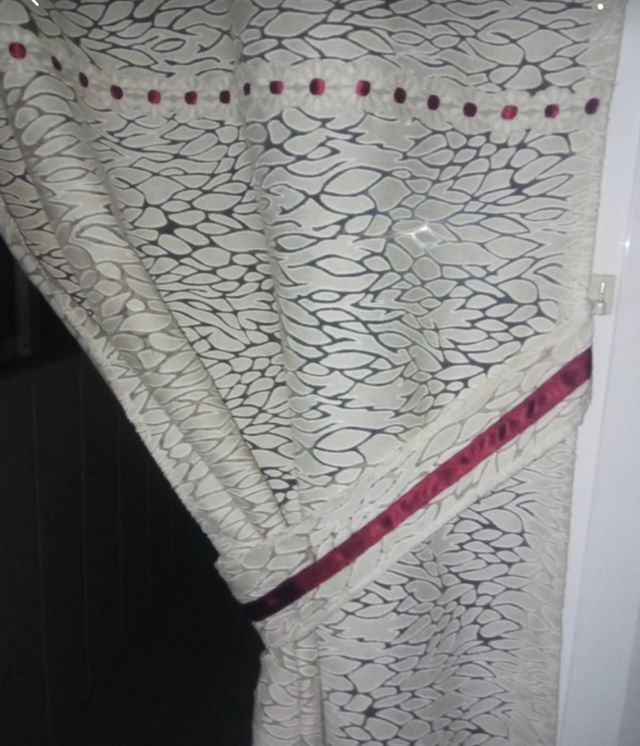 Estor y visillo puerta a juego 