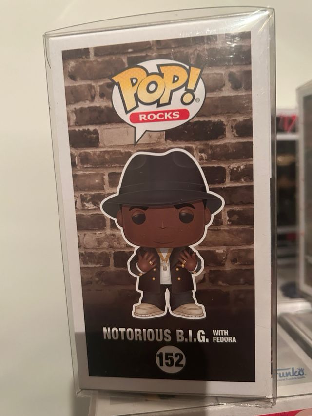 NOTORIOUS BIG with Fedora Funko Pop Rocks 152