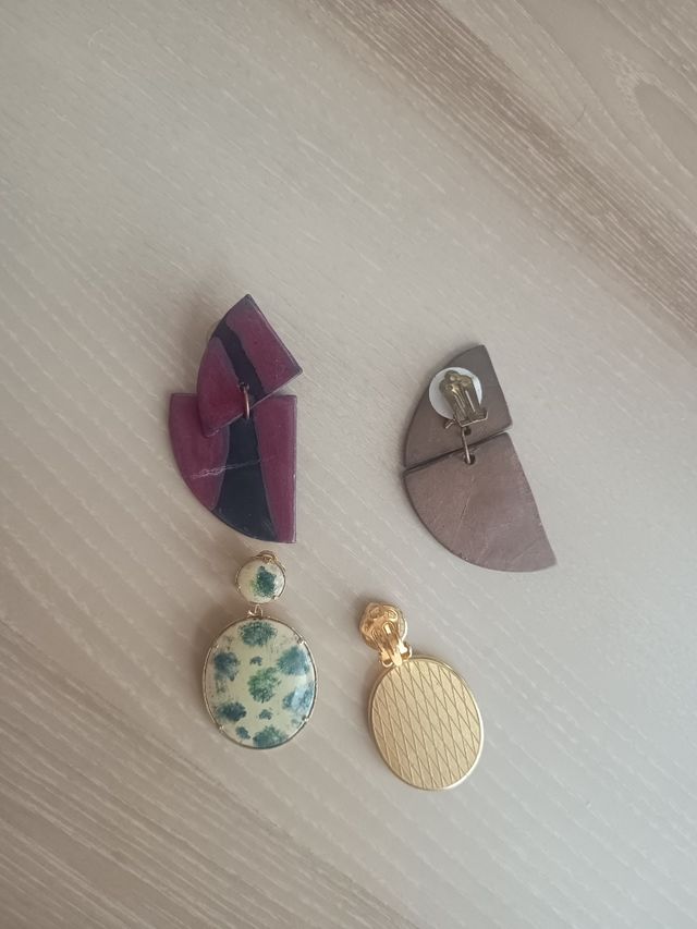 Pendientes cerámica originales.