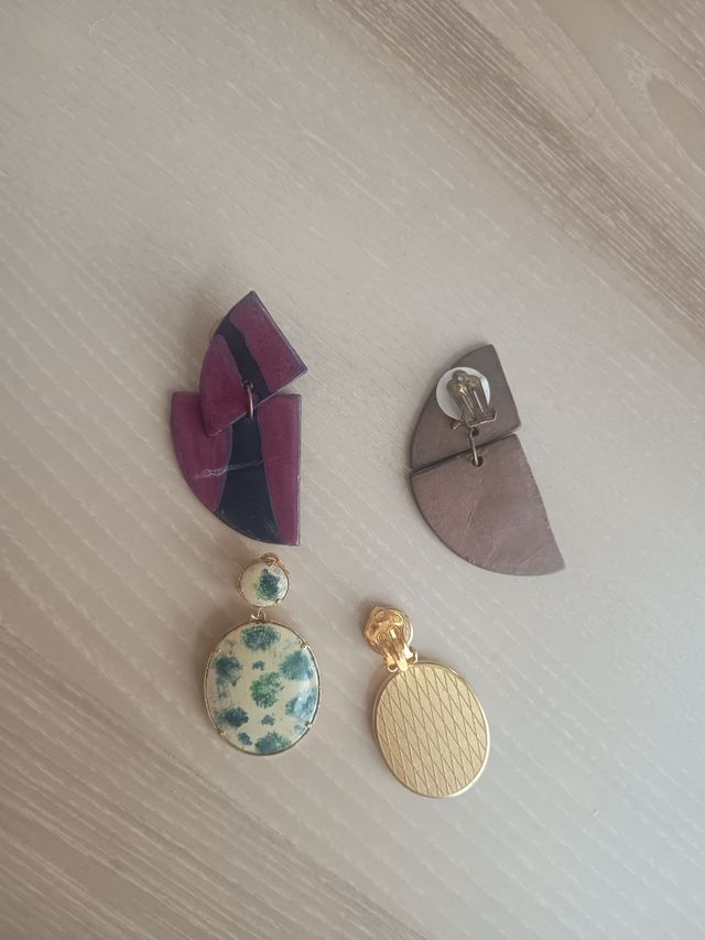 Pendientes cerámica originales.