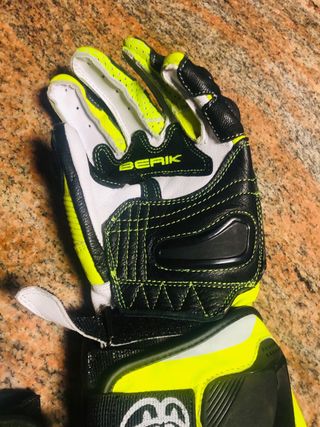 Guantes moto berik amarillo fluor