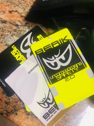 Guantes moto berik amarillo fluor