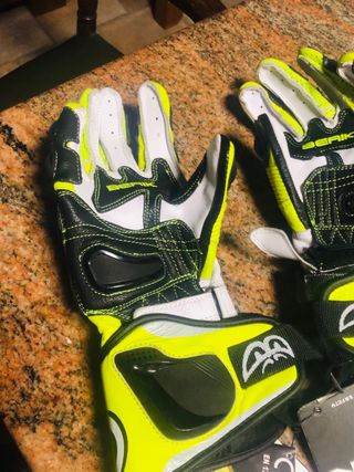 Guantes moto berik amarillo fluor