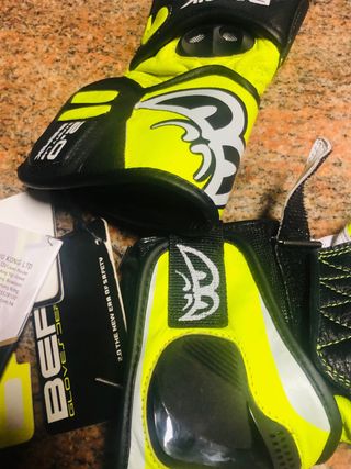 Guantes moto berik amarillo fluor