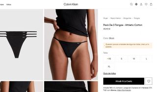 Tangas CALVIN KLEIN (Pack de 3)