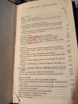 M1) Vaticano II documentos. La impaciencia d