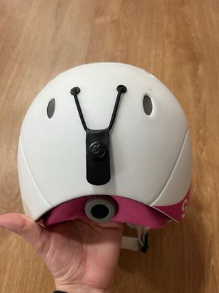 Casco de esquiar blanco
