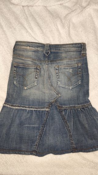 Falda vaquera, Blanco