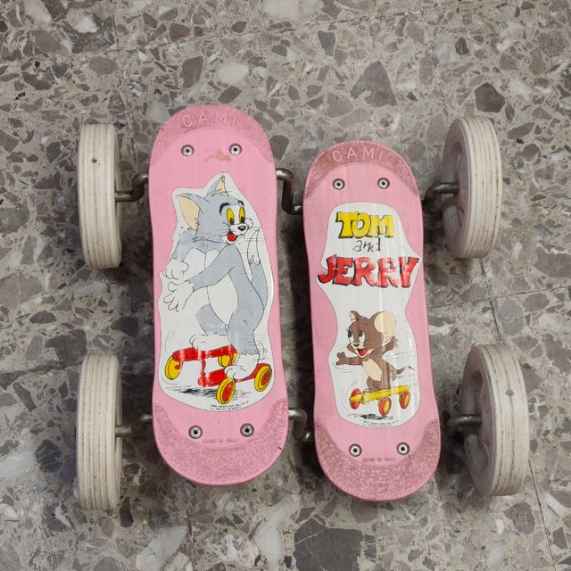 Pedalò monopattino vintage Tom e Jerry