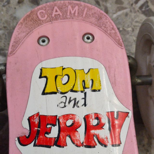 Pedalò monopattino vintage Tom e Jerry