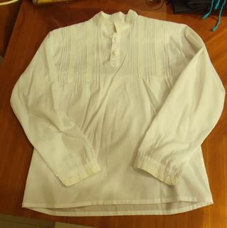 Camisa fallera blanca talla 16