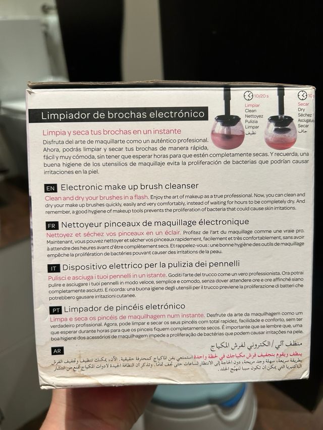 LIMPIADOR DE BROCHAS ELECTRÓNICO de Beter