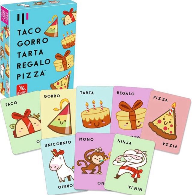 Juego Taco Gorro Tarta Regalo Pizza