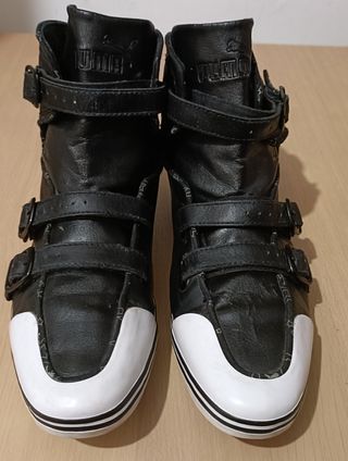Botas vintage marca PUMA de piel
