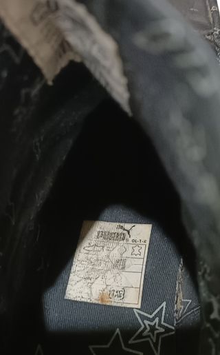 Botas vintage marca PUMA de piel