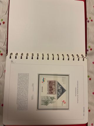 ALBUM DE SELLOS 1992-1993-1994 Y 1995