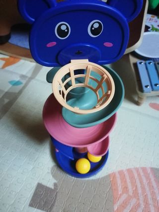 Juguete Montessori Rampas 4Bolas Espiral