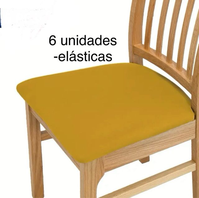 Fundas  6 und. elasticas para sillas de comedor