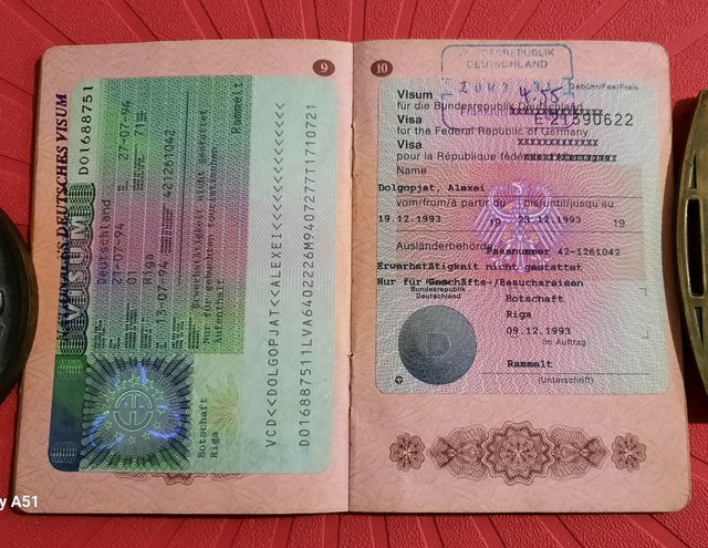 Pasaporte CCCP - USSR ORIGINAL