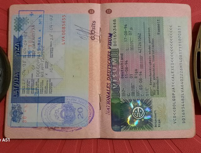 Pasaporte CCCP - USSR ORIGINAL