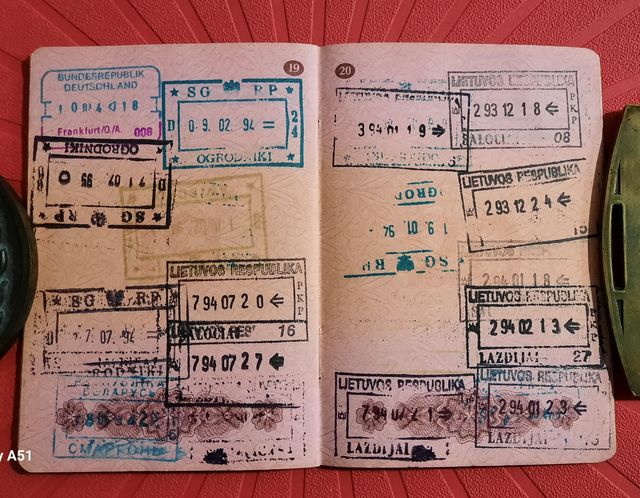 Pasaporte CCCP - USSR ORIGINAL