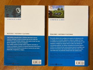 Lote de 2 libros a partir de 14 años