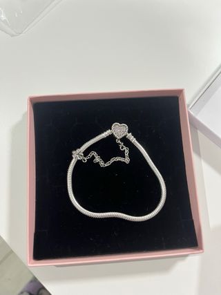 Pulsera para abalorios plata