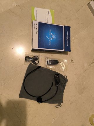 Micrófono wireless inalámbrico diadema