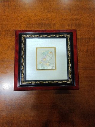 Quadro vintage argento