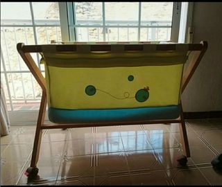 Mini cuna con edredon