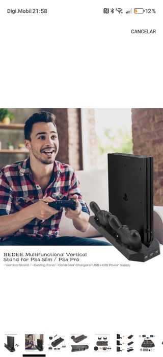 Base de ventilación PS4