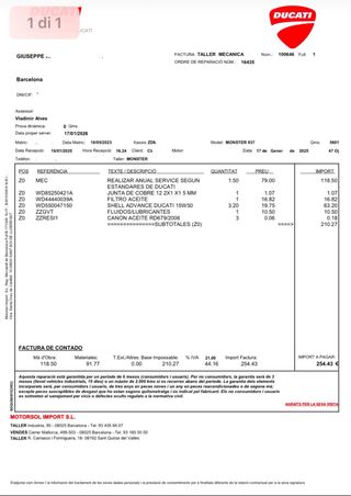 Ducati Monster 937 2023  5000km garantia 2027