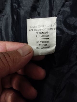 Cazadora de piel