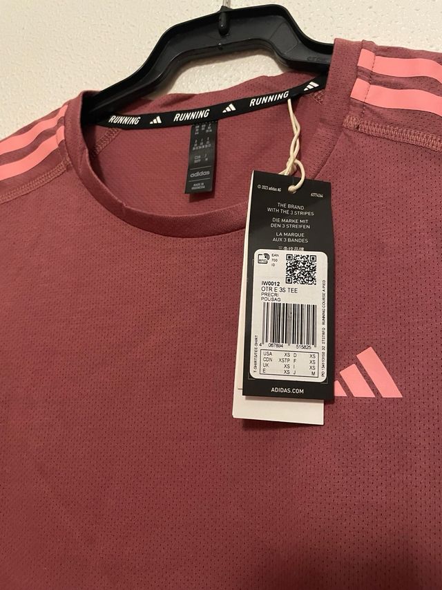 Camisola adidas performance cor de rosa xs