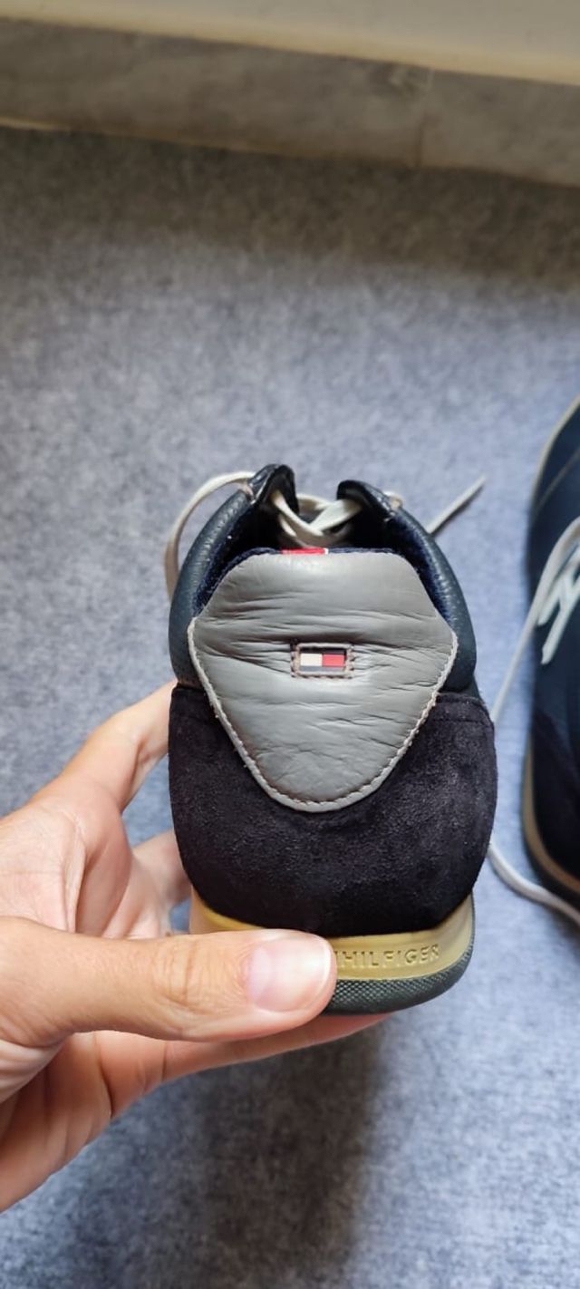 Original Tommy Hilfiger Rick 2A zapatos Cuero 45