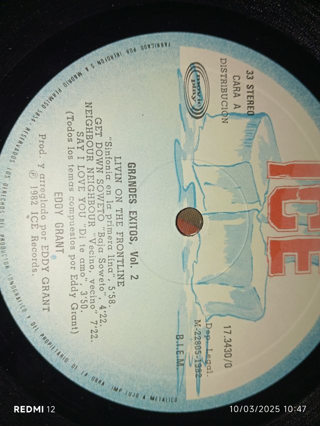 LP  EDDY GRAND Grandes exitos II
