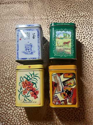 Set di scatole in metallo da collezione