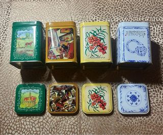 Set di scatole in metallo da collezione