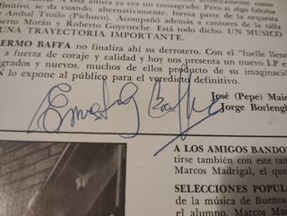 DISCO FIRMADO / ERNESTO BAFFA - TANGO SIN EDAD